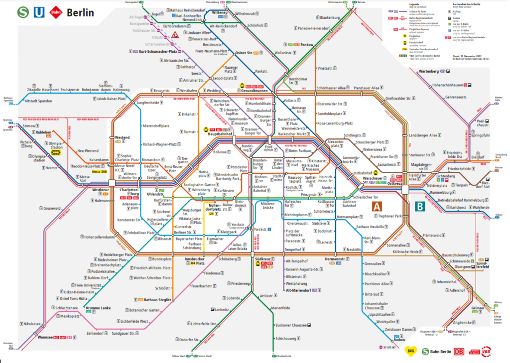 komunikacja miejska w berlinie mapa metra