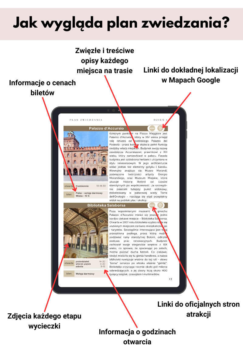 bolonia plan zwiedzania mapa atrakcji ebook pdf