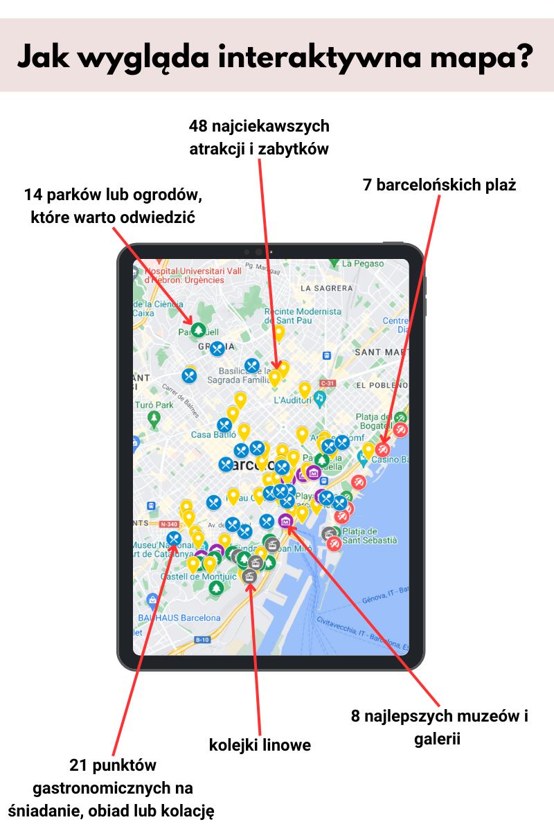 Barcelona plan zwiedzania przewodnik mapa atrakcji ebook pdf