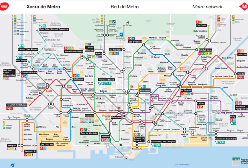 Komunikacja miejska w Barcelonie - ceny, bilety, kontrole, metro w Barcelonie